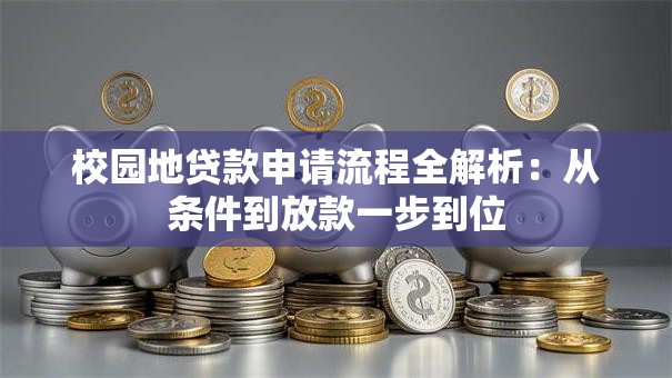 校园地贷款申请流程全解析：从条件到放款一步到位