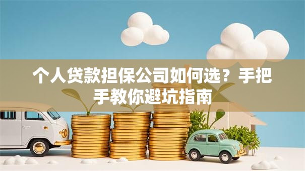 个人贷款担保公司如何选？手把手教你避坑指南
