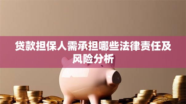 贷款担保人需承担哪些法律责任及风险分析