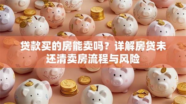 贷款买的房能卖吗？详解房贷未还清卖房流程与风险