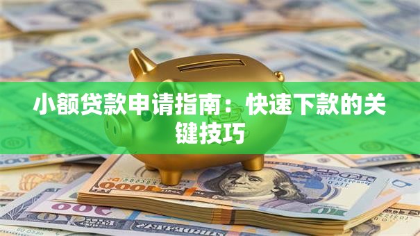 小额贷款申请指南：快速下款的关键技巧