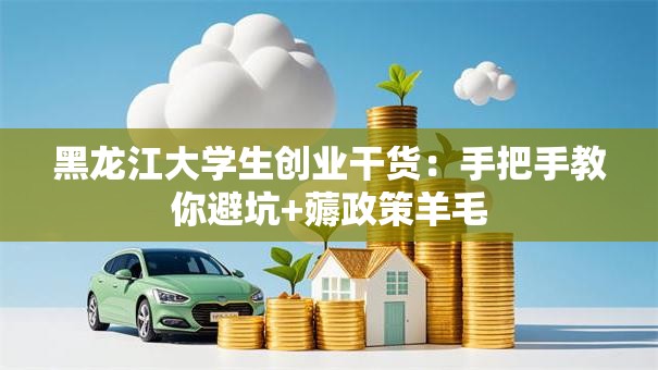 黑龙江大学生创业干货：手把手教你避坑+薅政策羊毛