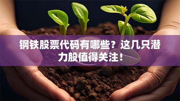 钢铁股票代码有哪些？这几只潜力股值得关注！