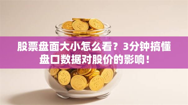 股票盘面大小怎么看？3分钟搞懂盘口数据对股价的影响！