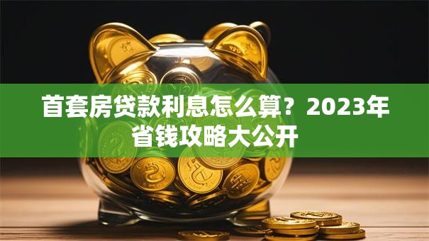 首套房贷款利息怎么算？2023年省钱攻略大公开