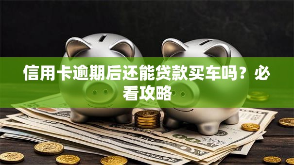 信用卡逾期后还能贷款买车吗？必看攻略