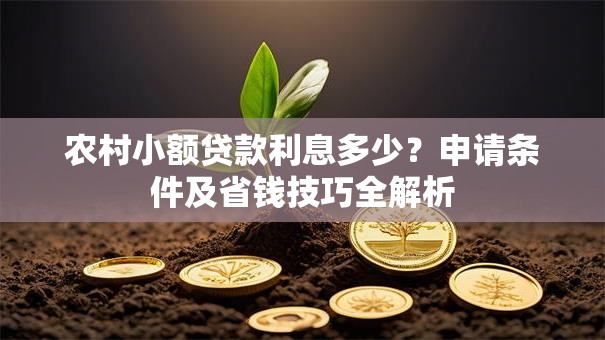农村小额贷款利息多少？申请条件及省钱技巧全解析