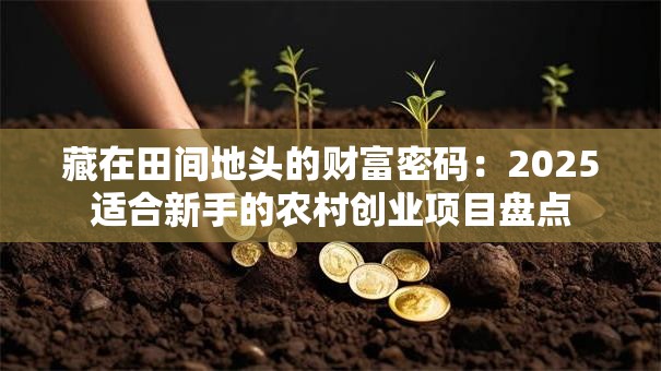 藏在田间地头的财富密码：2025适合新手的农村创业项目盘点