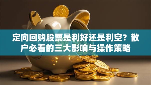 定向回购股票是利好还是利空？散户必看的三大影响与操作策略