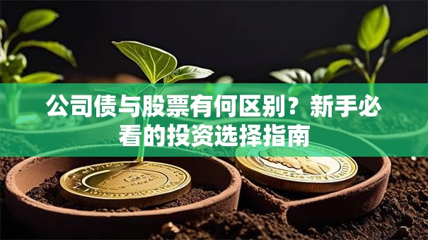 公司债与股票有何区别？新手必看的投资选择指南