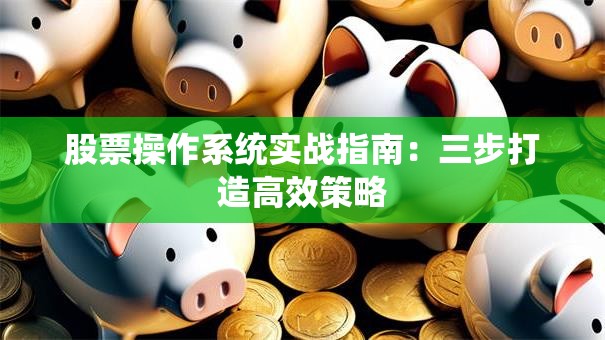 股票操作系统实战指南：三步打造高效策略
