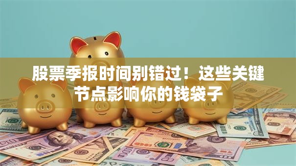 股票季报时间别错过！这些关键节点影响你的钱袋子