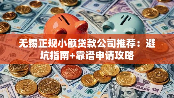 无锡正规小额贷款公司推荐：避坑指南+靠谱申请攻略