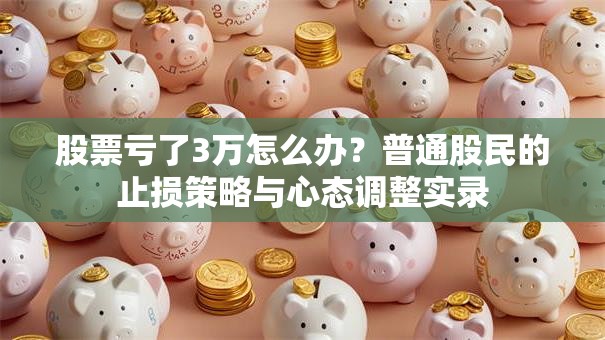 股票亏了3万怎么办？普通股民的止损策略与心态调整实录