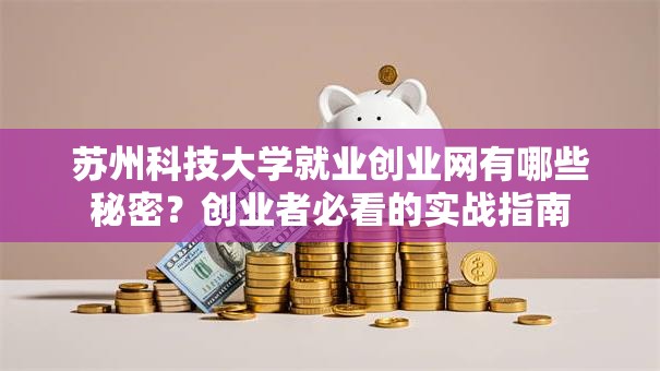 苏州科技大学就业创业网有哪些秘密？创业者必看的实战指南