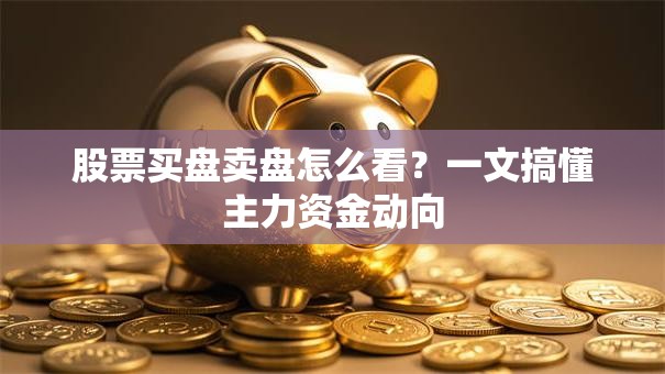 股票买盘卖盘怎么看？一文搞懂主力资金动向