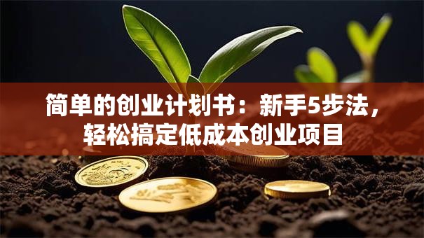 简单的创业计划书：新手5步法，轻松搞定低成本创业项目