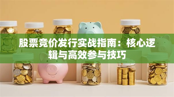 股票竞价发行实战指南：核心逻辑与高效参与技巧