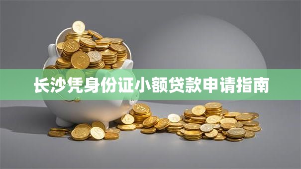 长沙凭身份证小额贷款申请指南