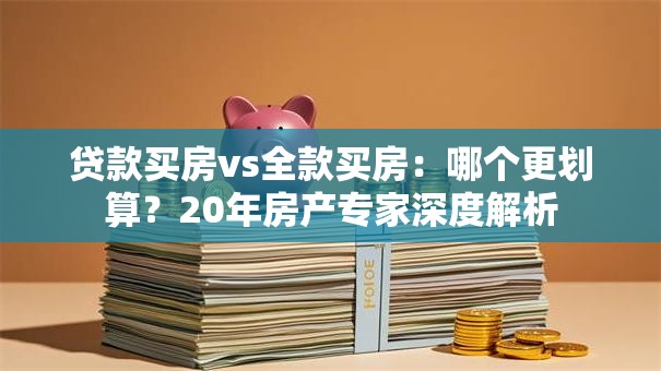 贷款买房vs全款买房：哪个更划算？20年房产专家深度解析