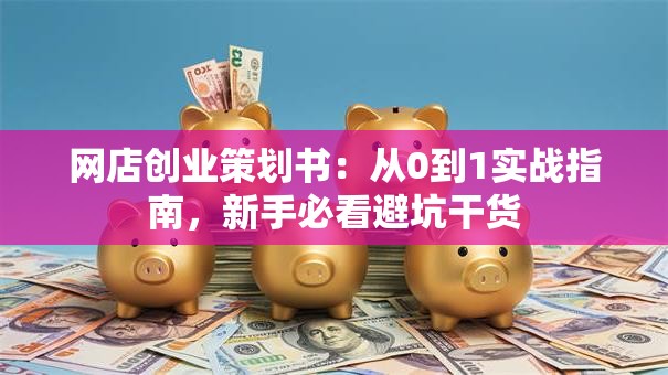 网店创业策划书：从0到1实战指南，新手必看避坑干货