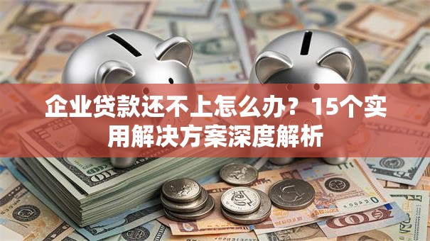 企业贷款还不上怎么办？15个实用解决方案深度解析