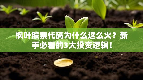 枫叶股票代码为什么这么火？新手必看的3大投资逻辑！