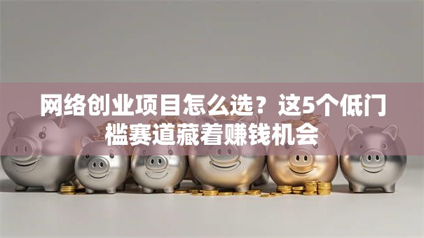 网络创业项目怎么选？这5个低门槛赛道藏着赚钱机会