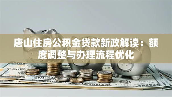 唐山住房公积金贷款新政解读：额度调整与办理流程优化