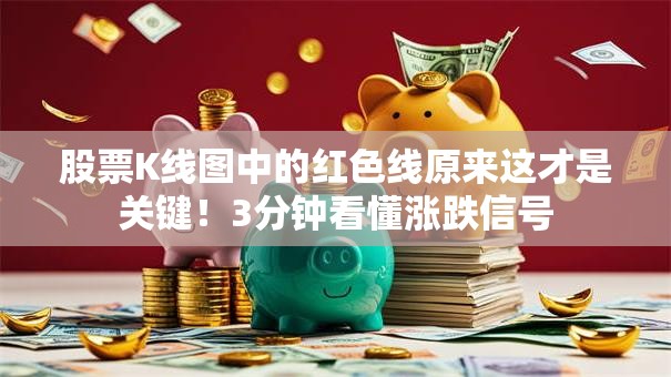 股票K线图中的红色线原来这才是关键！3分钟看懂涨跌信号