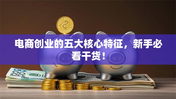 电商创业的五大核心特征，新手必看干货！