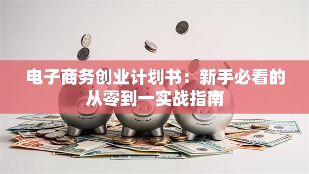 电子商务创业计划书：新手必看的从零到一实战指南
