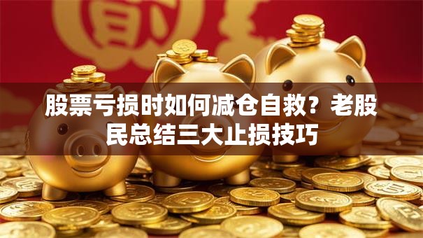 股票亏损时如何减仓自救？老股民总结三大止损技巧