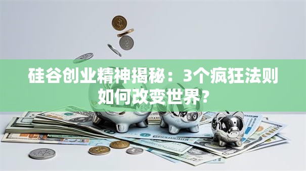 硅谷创业精神揭秘：3个疯狂法则如何改变世界？