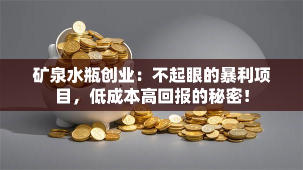 矿泉水瓶创业：不起眼的暴利项目，低成本高回报的秘密！