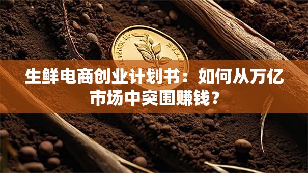 生鲜电商创业计划书：如何从万亿市场中突围赚钱？