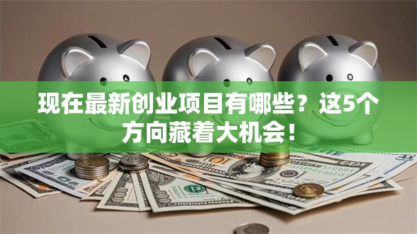 现在最新创业项目有哪些？这5个方向藏着大机会！