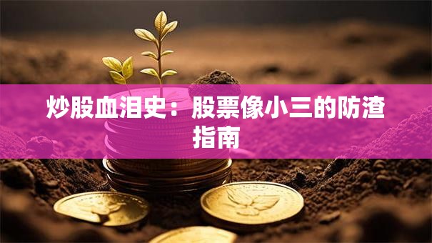炒股血泪史：股票像小三的防渣指南