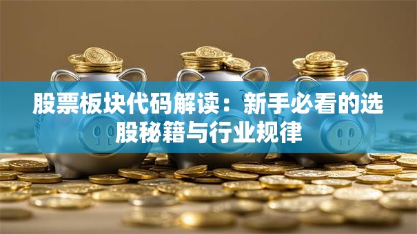 股票板块代码解读：新手必看的选股秘籍与行业规律