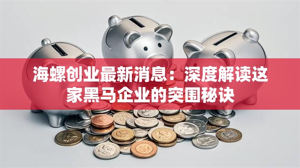 海螺创业最新消息：深度解读这家黑马企业的突围秘诀