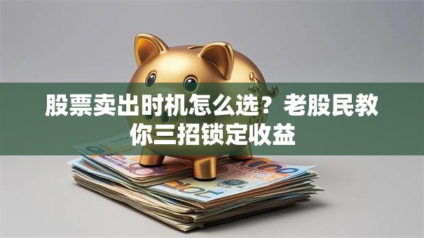 股票卖出时机怎么选？老股民教你三招锁定收益
