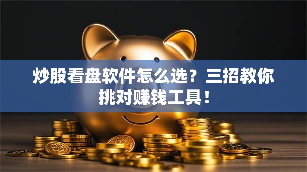 炒股看盘软件怎么选？三招教你挑对赚钱工具！