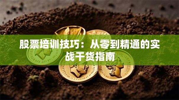 股票培训技巧：从零到精通的实战干货指南