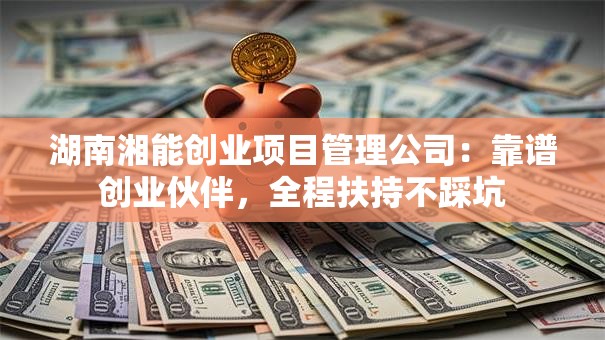 湖南湘能创业项目管理公司：靠谱创业伙伴，全程扶持不踩坑