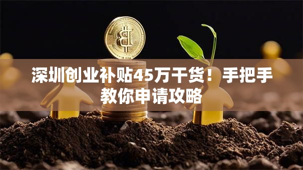 深圳创业补贴45万干货！手把手教你申请攻略