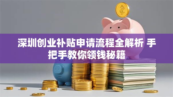 深圳创业补贴申请流程全解析 手把手教你领钱秘籍
