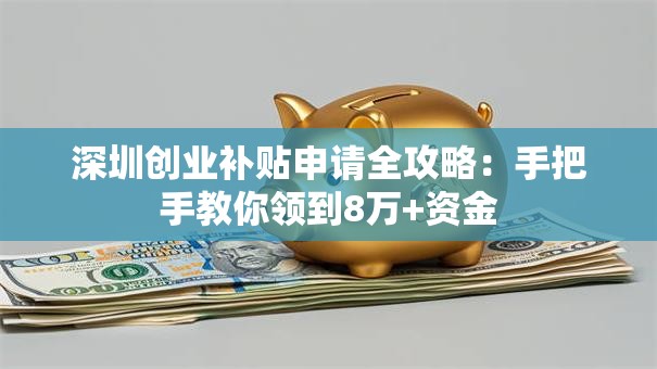 深圳创业补贴申请全攻略：手把手教你领到8万+资金