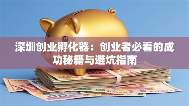 深圳创业孵化器：创业者必看的成功秘籍与避坑指南
