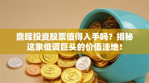 鼎晖投资股票值得入手吗？揭秘这家低调巨头的价值洼地！
