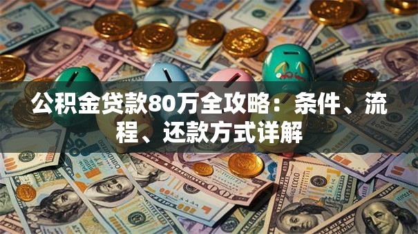 公积金贷款80万全攻略：条件、流程、还款方式详解